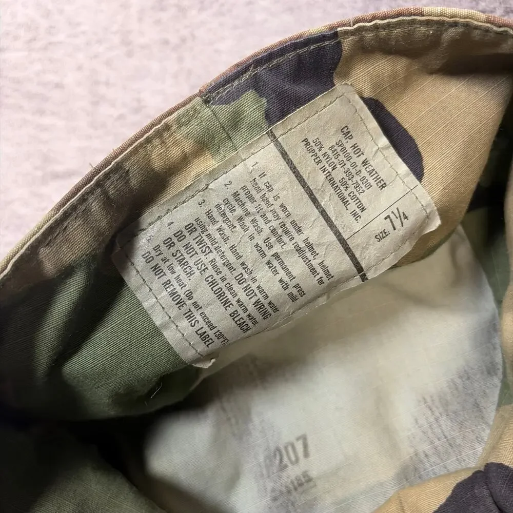 Camouflauge Structured Military Cap